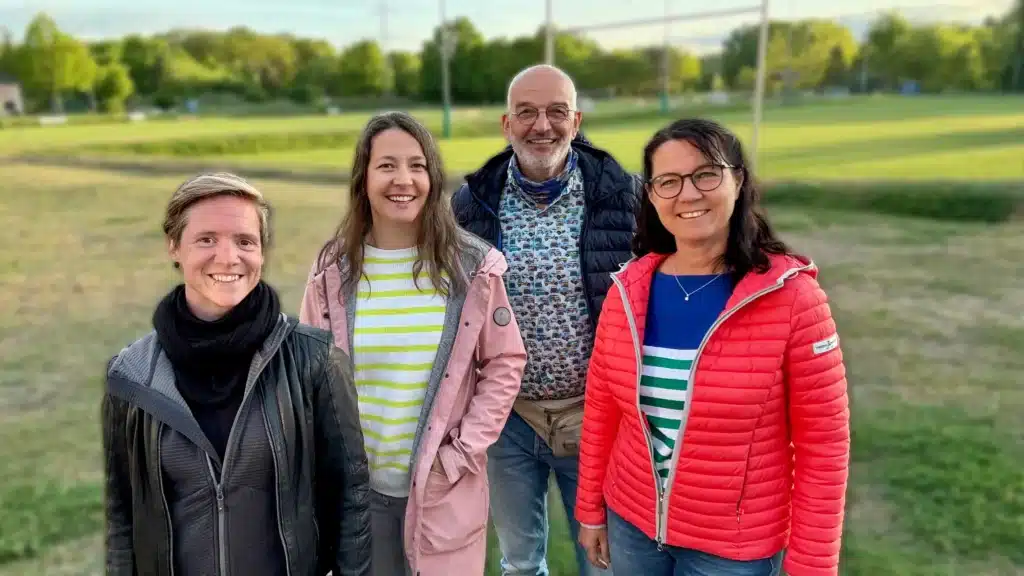 von links nach rechts: Susanne Fritze, Carolin Bormann, Mario Tolksdorfer, Karen Faix